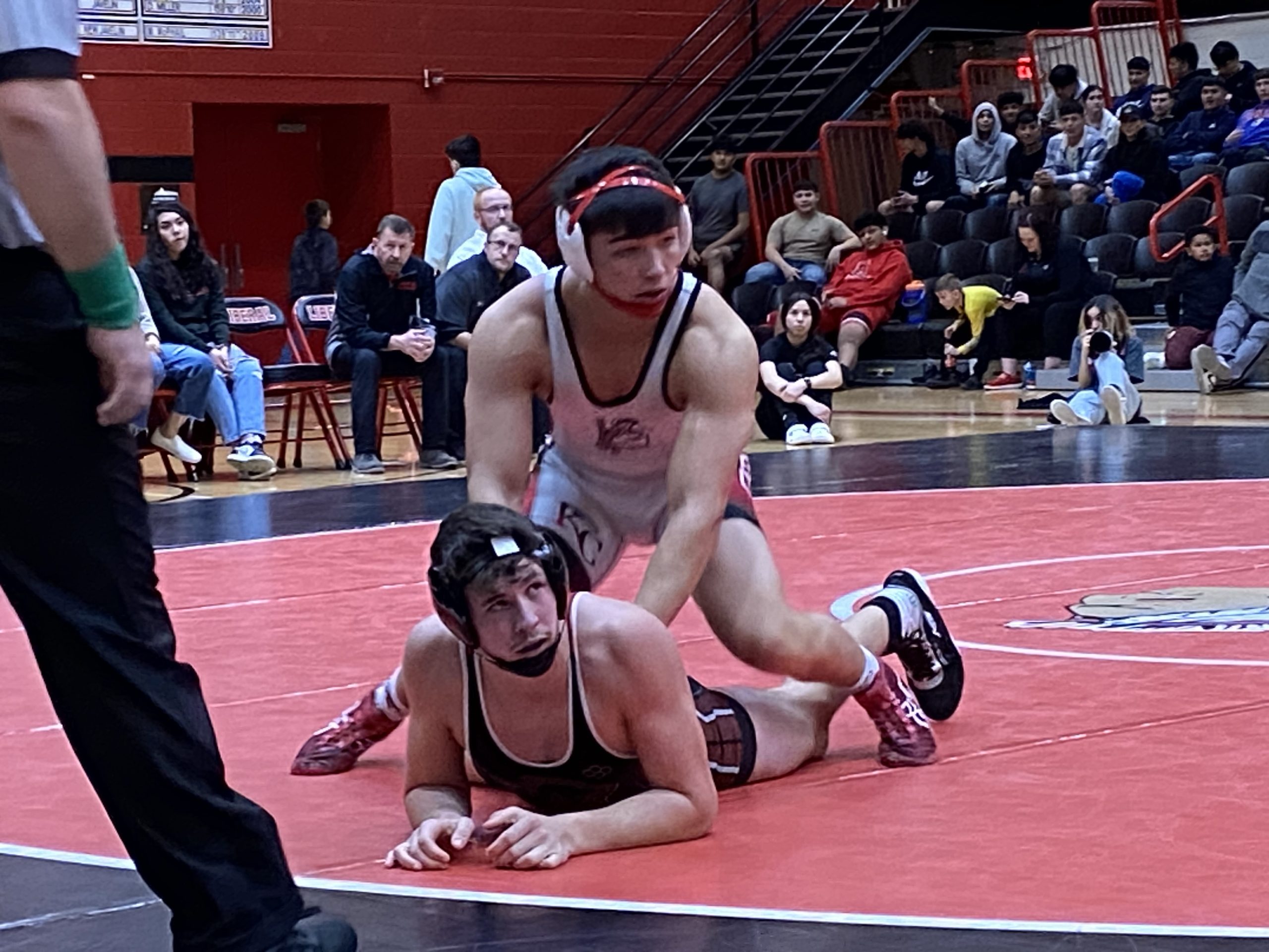 Great Bend Grapples Past LHS Teams on Senior Night