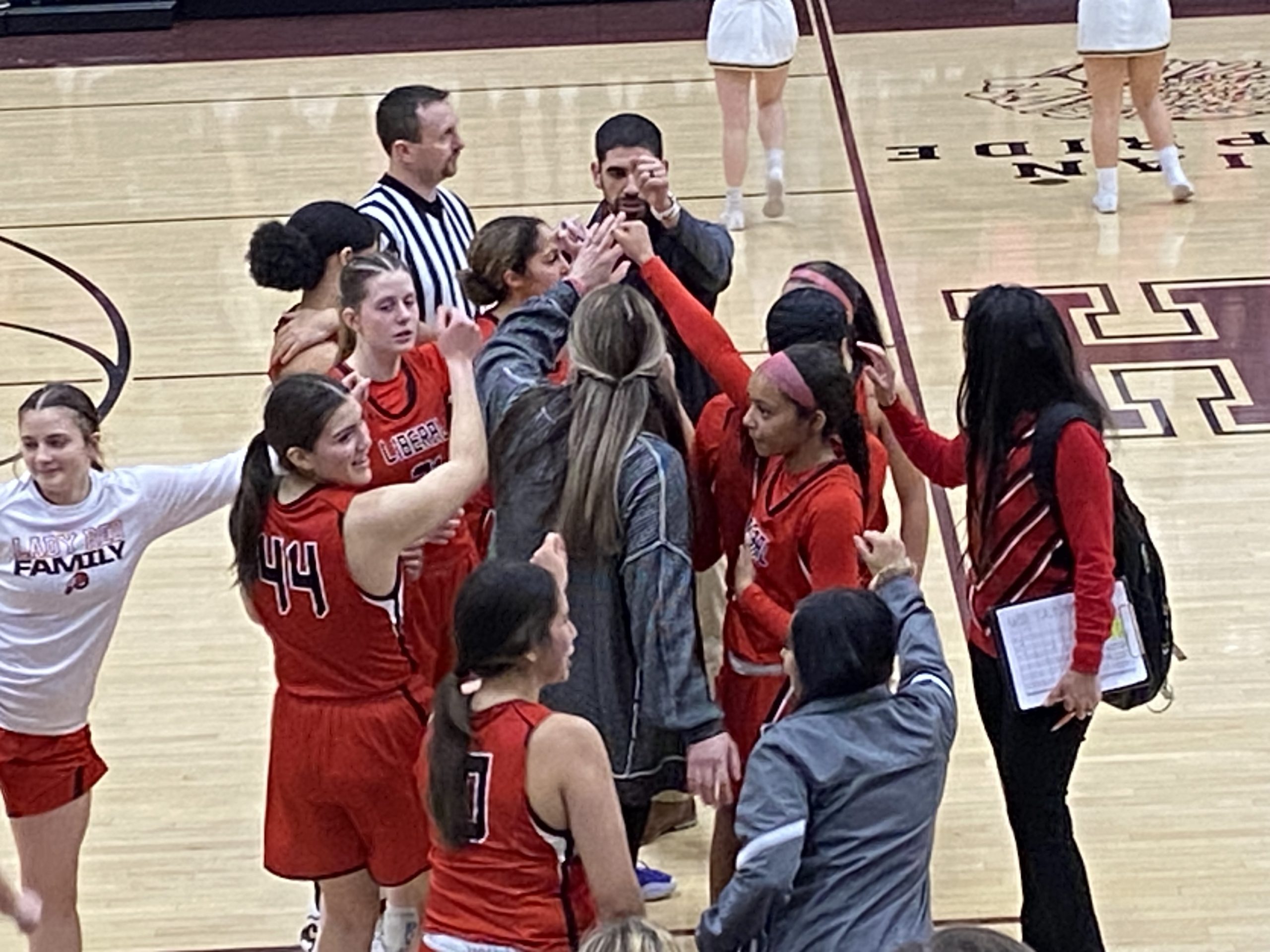 Lady Red Holds Down Hays