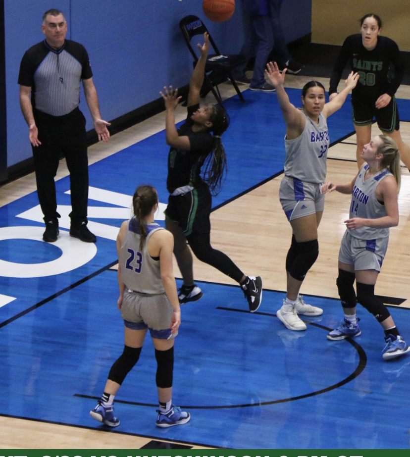 Lady Saints Score 15 Second Half Points in Loss at Barton