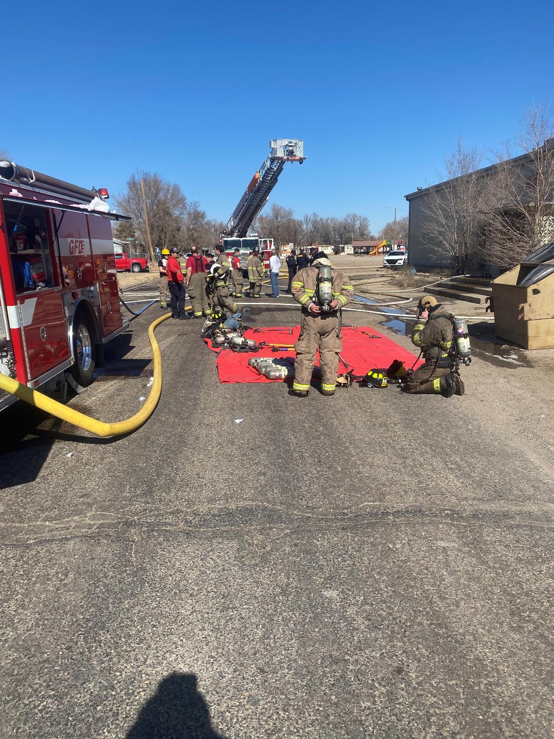 Guymon Commercial Building Fire