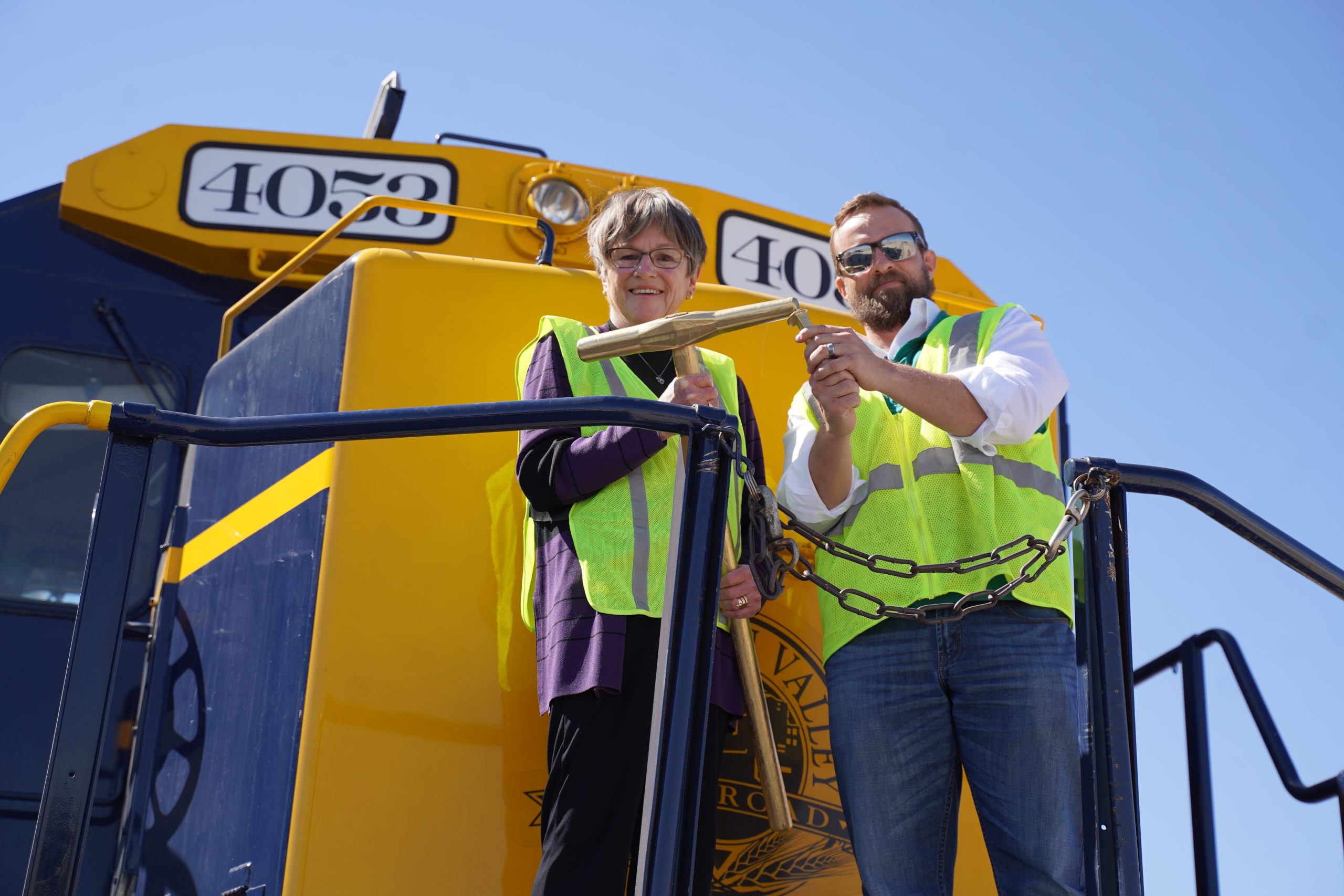 Governor Kelly Breaks Ground on $15M Cimarron Valley Railroad Upgrades in Southwest Kansas