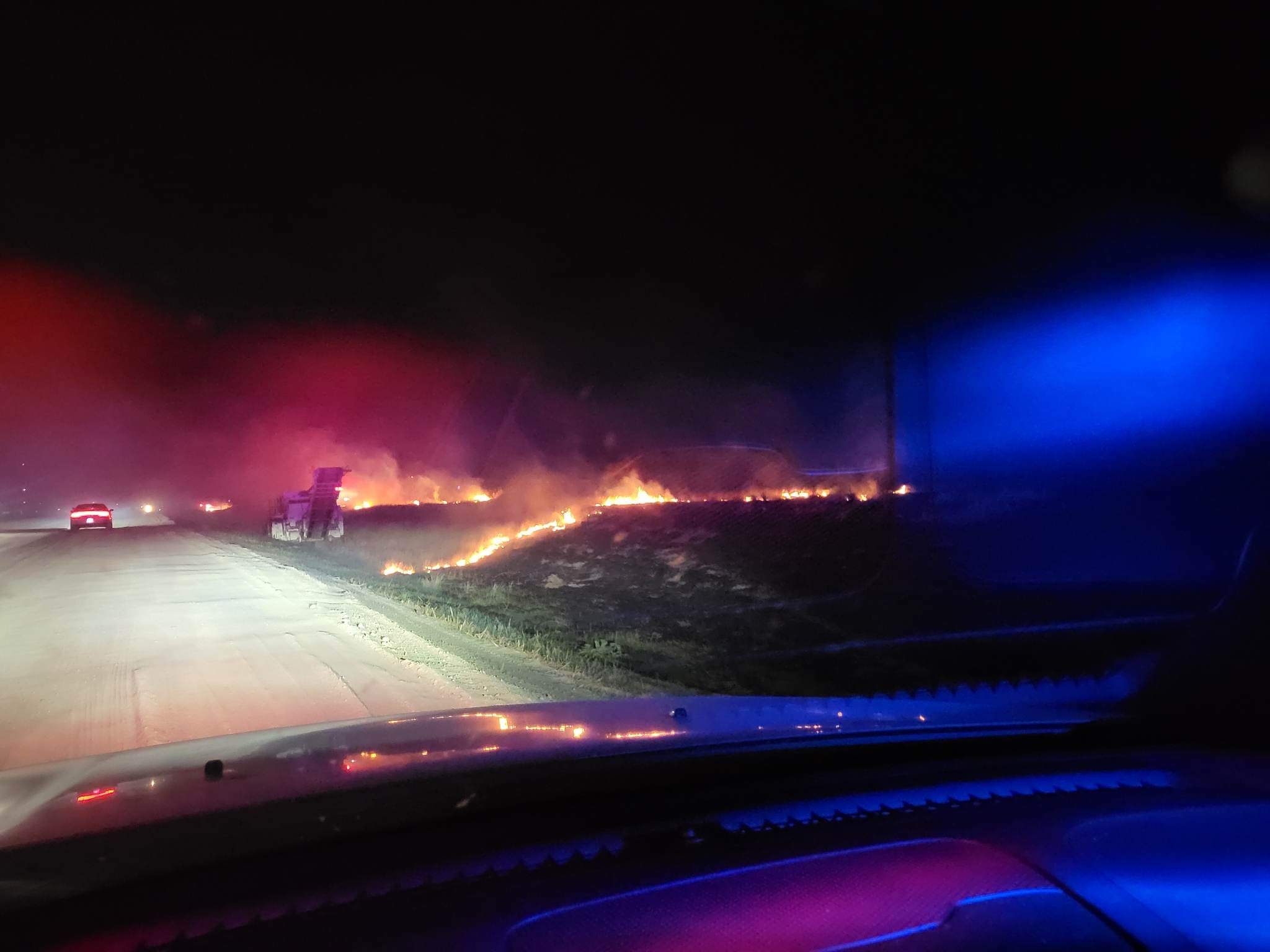 Late Night Fires in Seward County