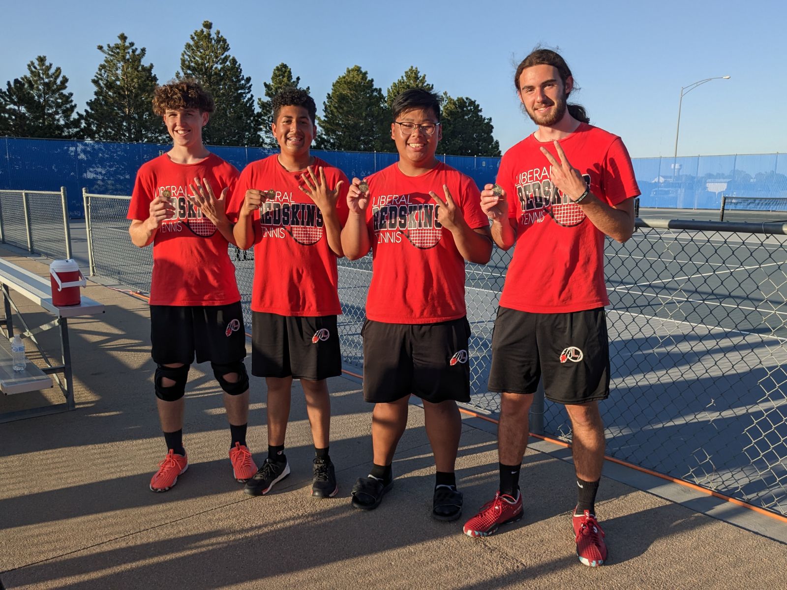 Redskin Tennis Sends Doubles Teams to State