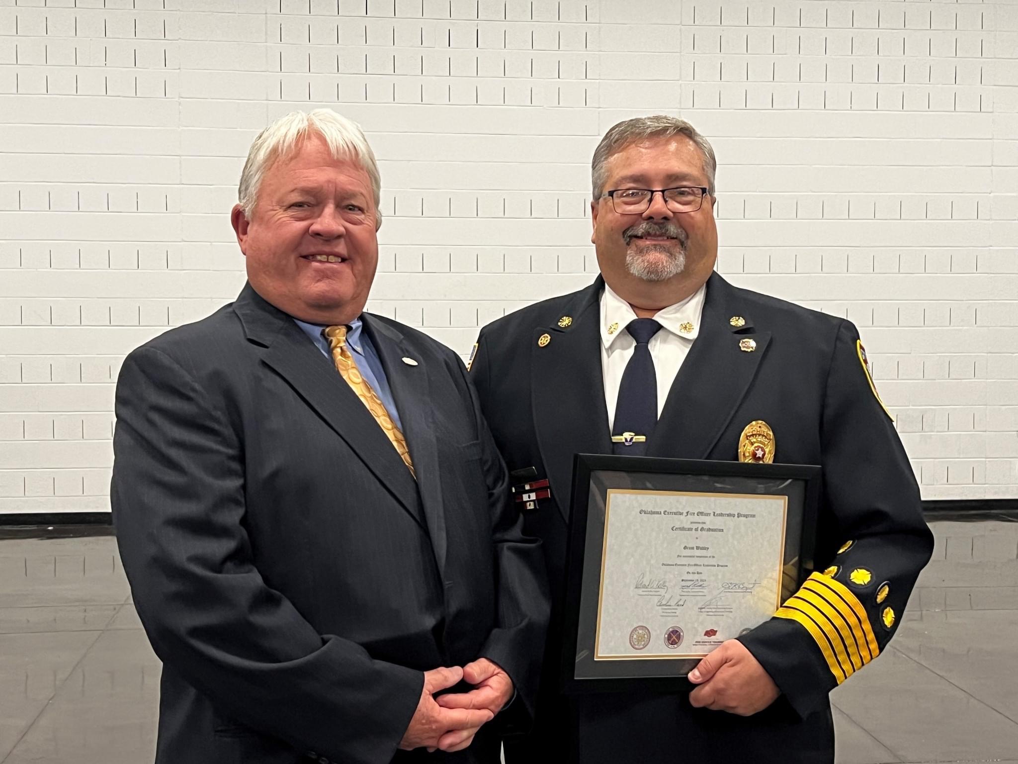 Guymon Fire Chief Completes Executive Program