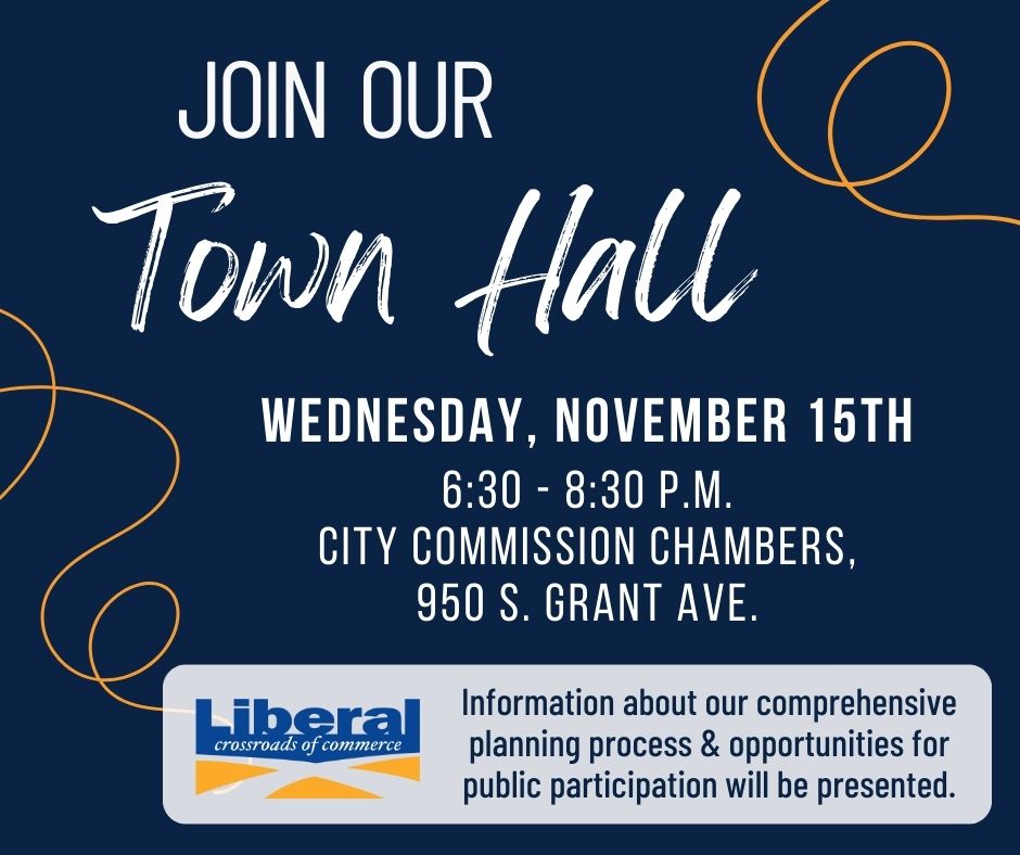 City of Liberal to Host Town Hall November 15th