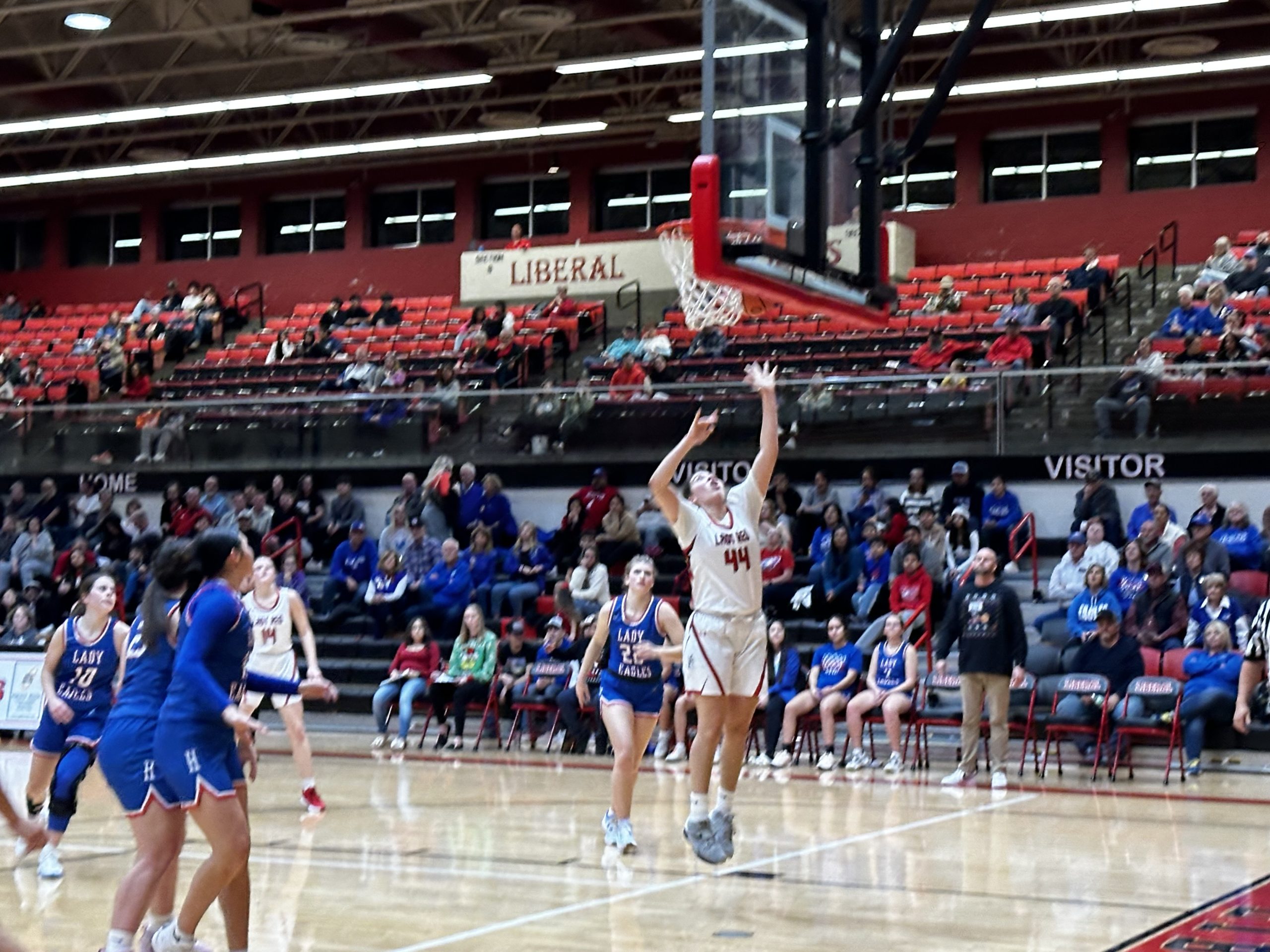 Lady Red Defense Holds Down Hugoton
