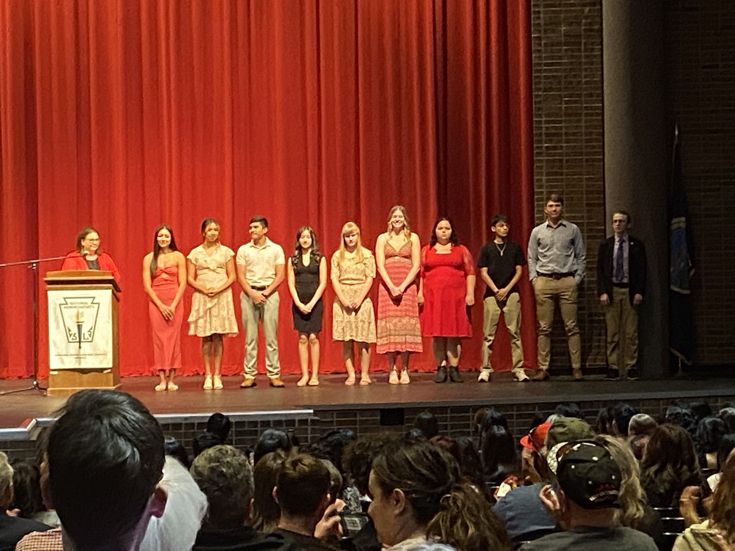 LHS Inducts 108 into National Honor Society