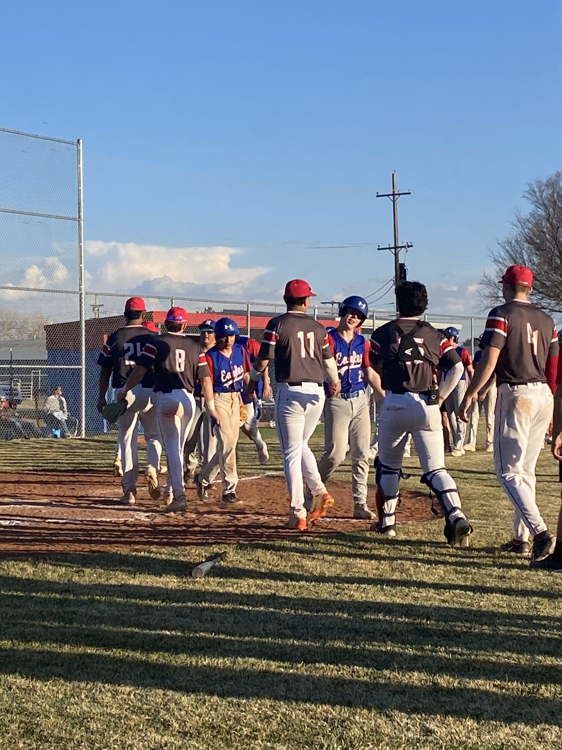 Skins Handle Hugoton in Baseball Opener