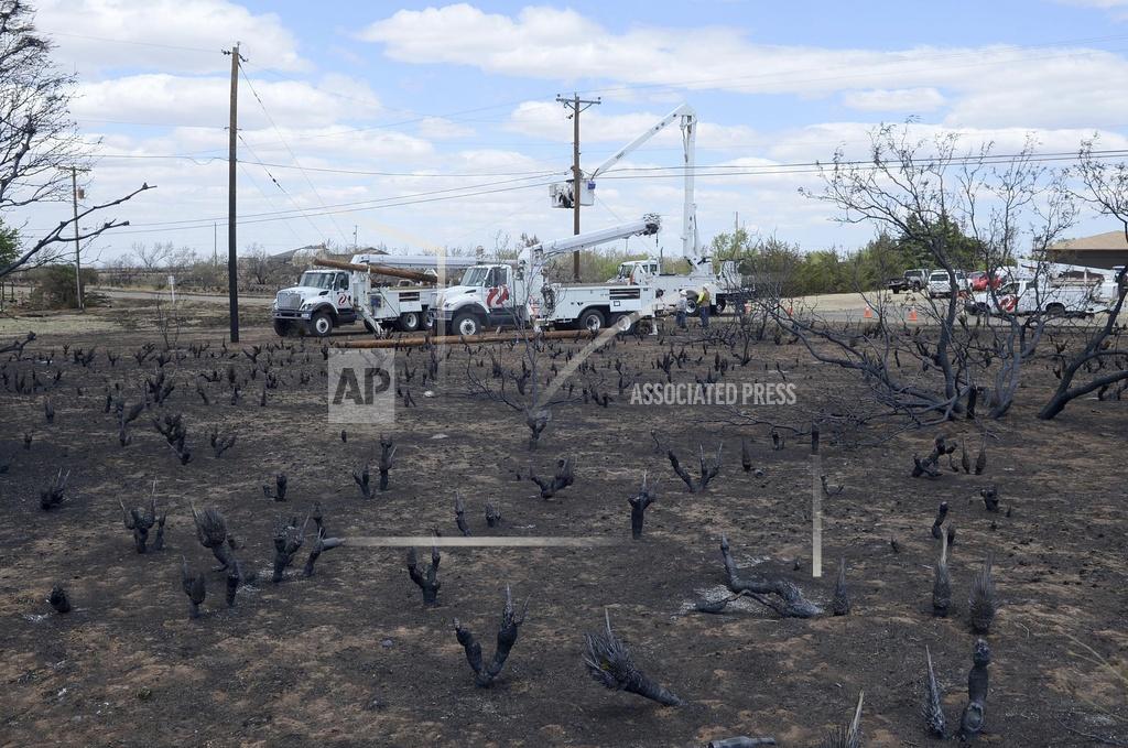 Power Lines Ignited Texas Panhandle Wildfires