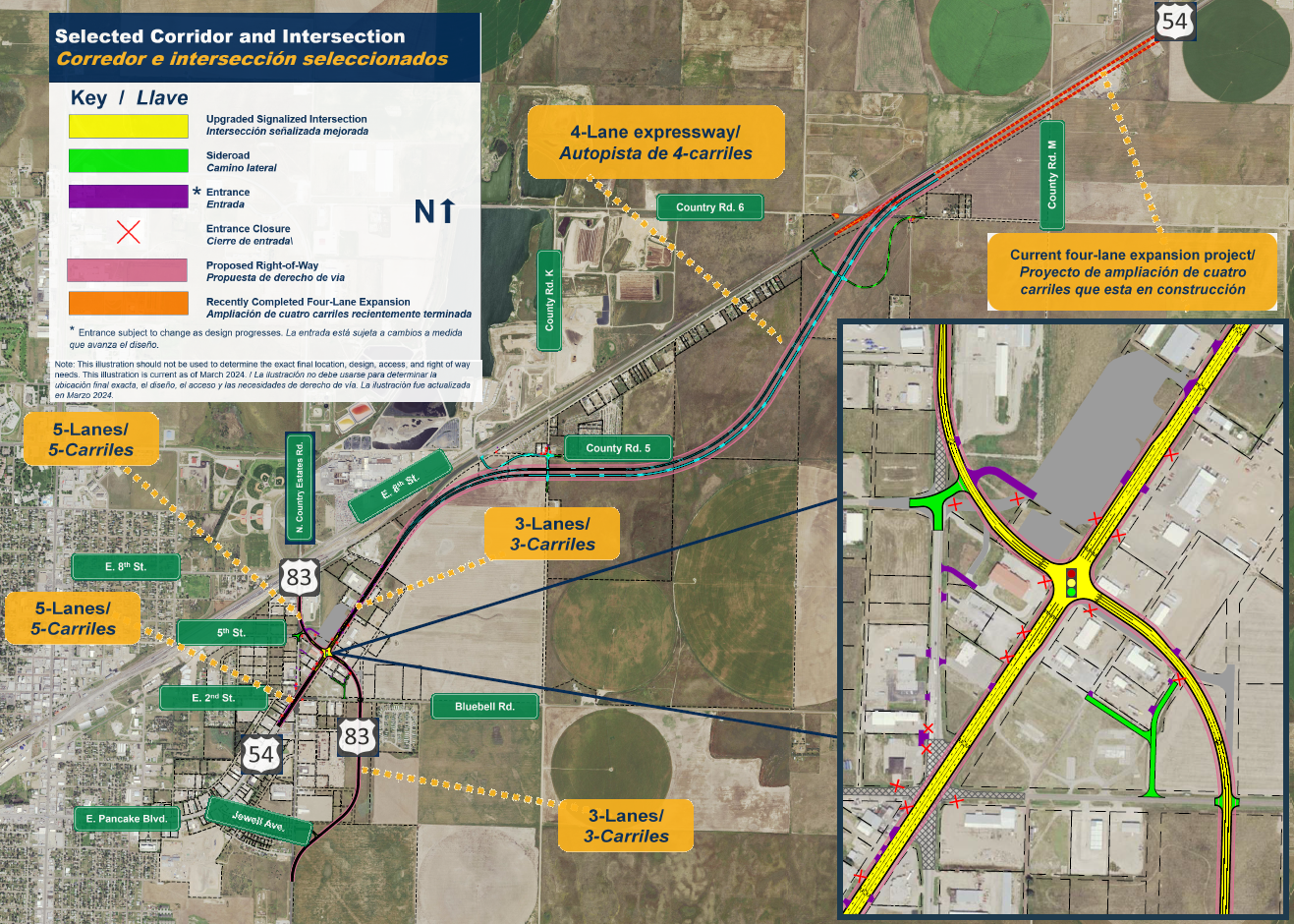 KDOT Finalizes Options for U.S. 54 Expansion  in Seward County