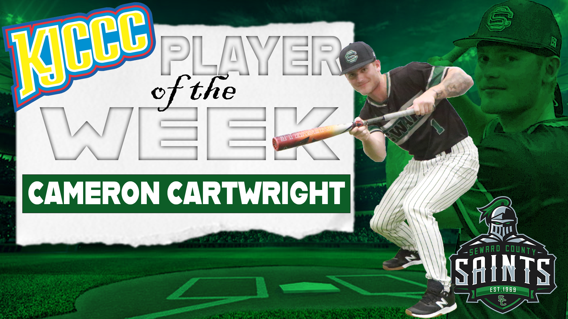 Cameron Cartwright is KJCCC Player of the Week