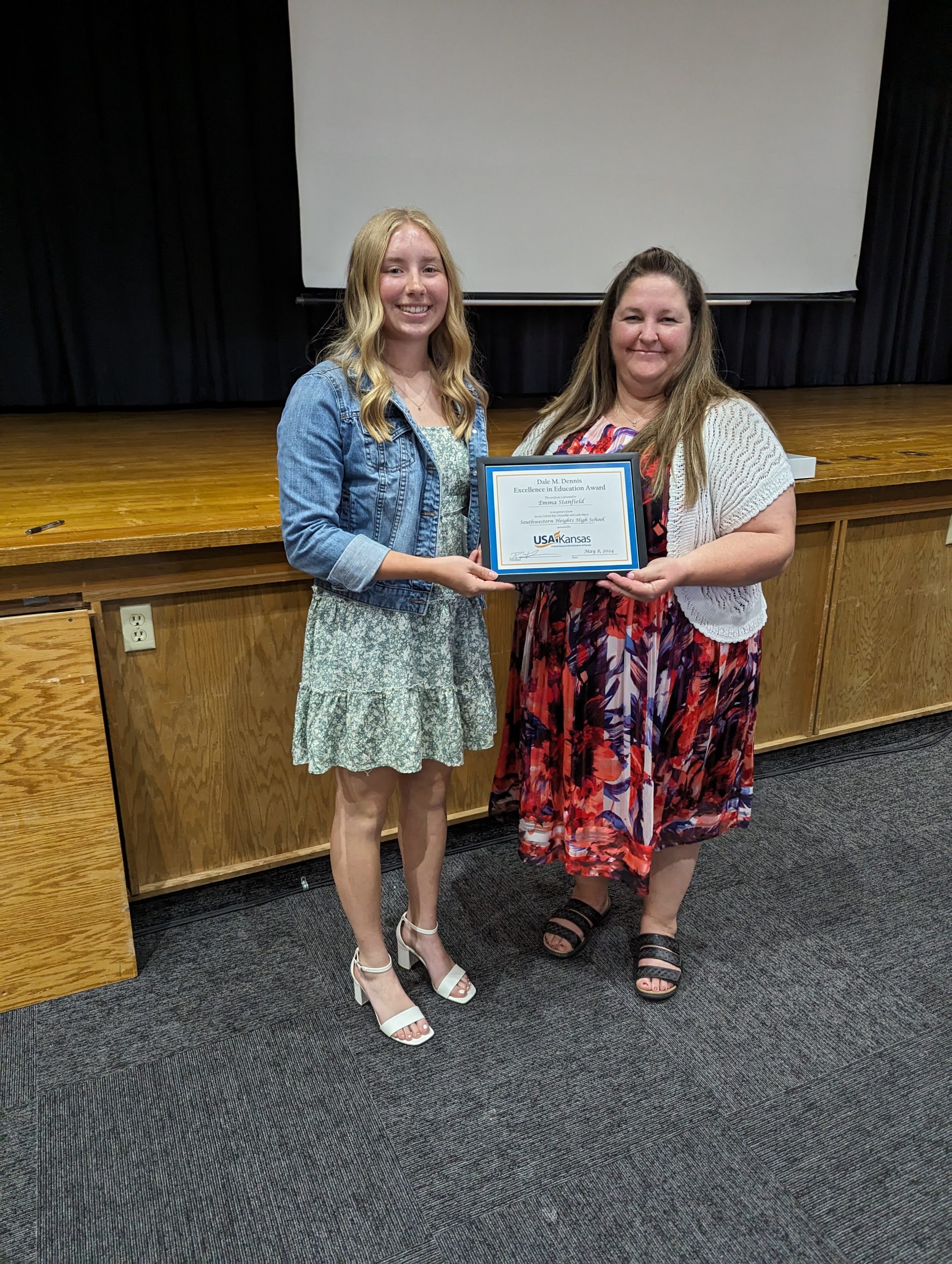Local Student is Recipient of the Dale M. Dennis Award
