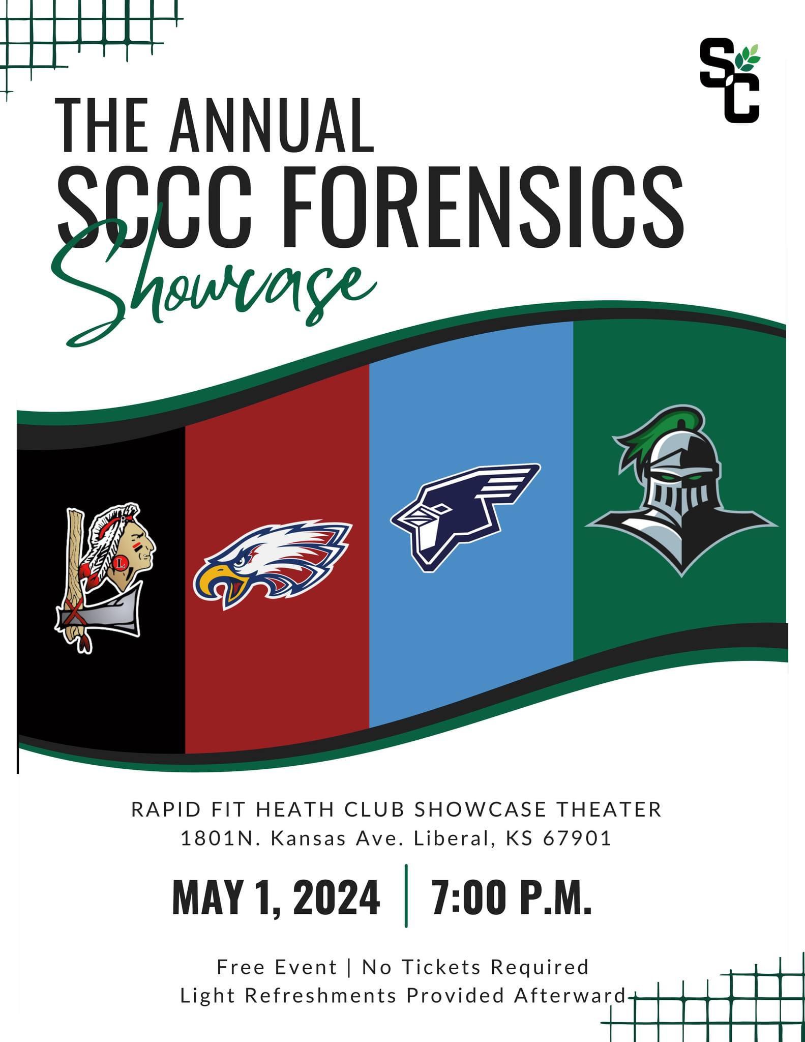 Forensics Showcase Tonight at SCCC