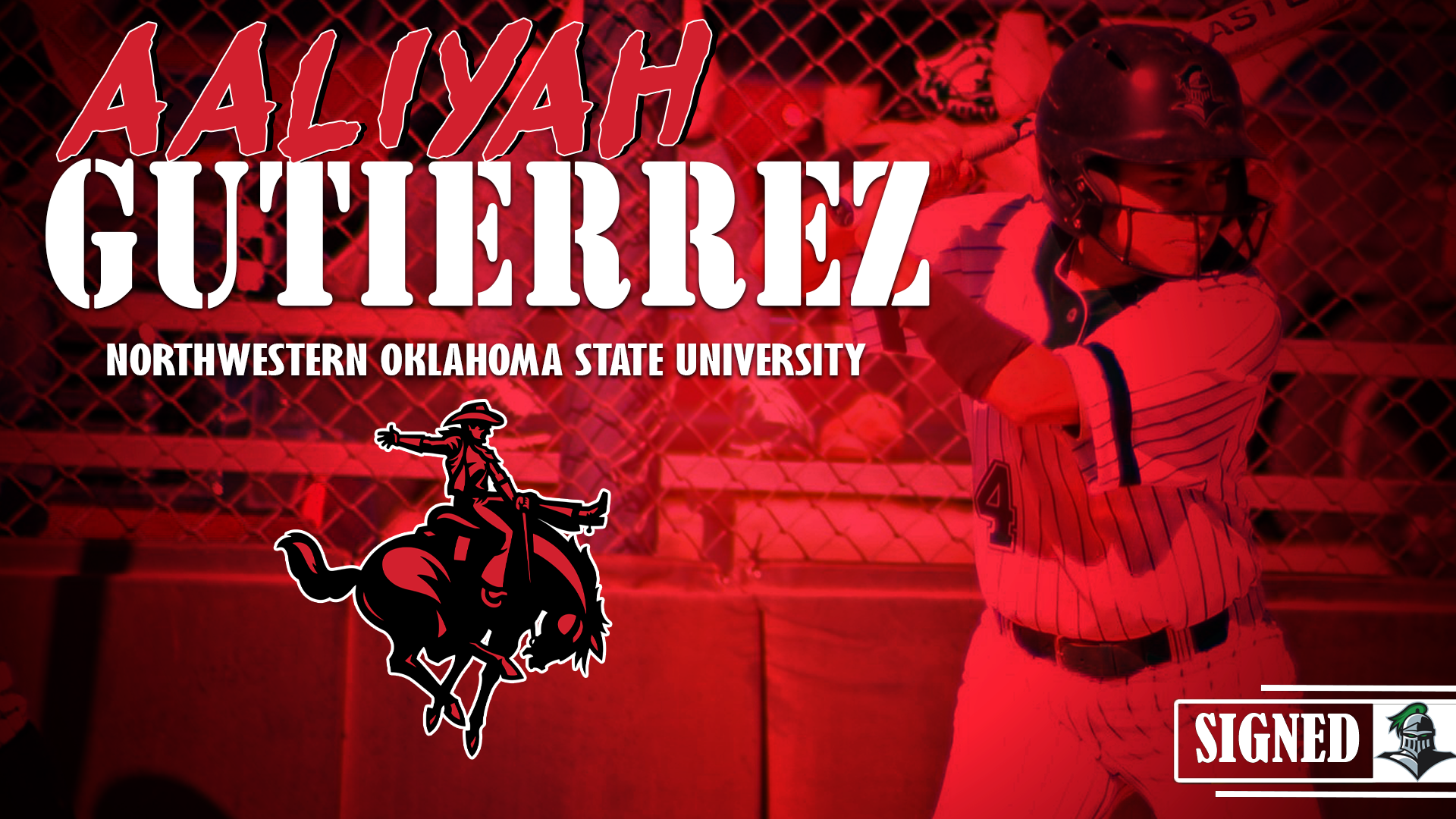 Aaliyah Gutierrez Signs at Northwestern Oklahoma State